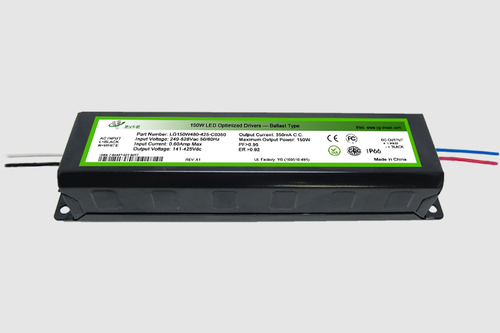 150Watt, 249-528V入, 恒流型, 經濟型, LY150W480 150Watt, 249-528V入, 恒流型, 經濟型, LY150W480